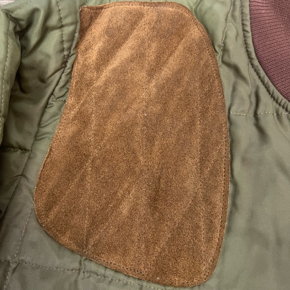 Vintage 1950’s Bob Allen Gun Club Olive & Brown Hunting Jacket M - Picture 3 of 7